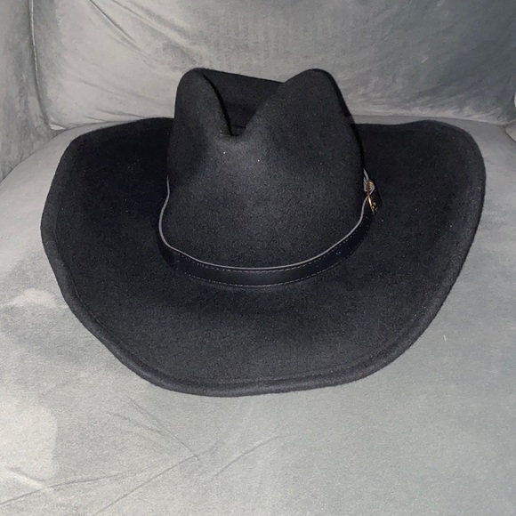 ✨Men’s outback wool cowboy hat Dakota black shapeable western felt 100% wool ✨ - Picture 15 of 16